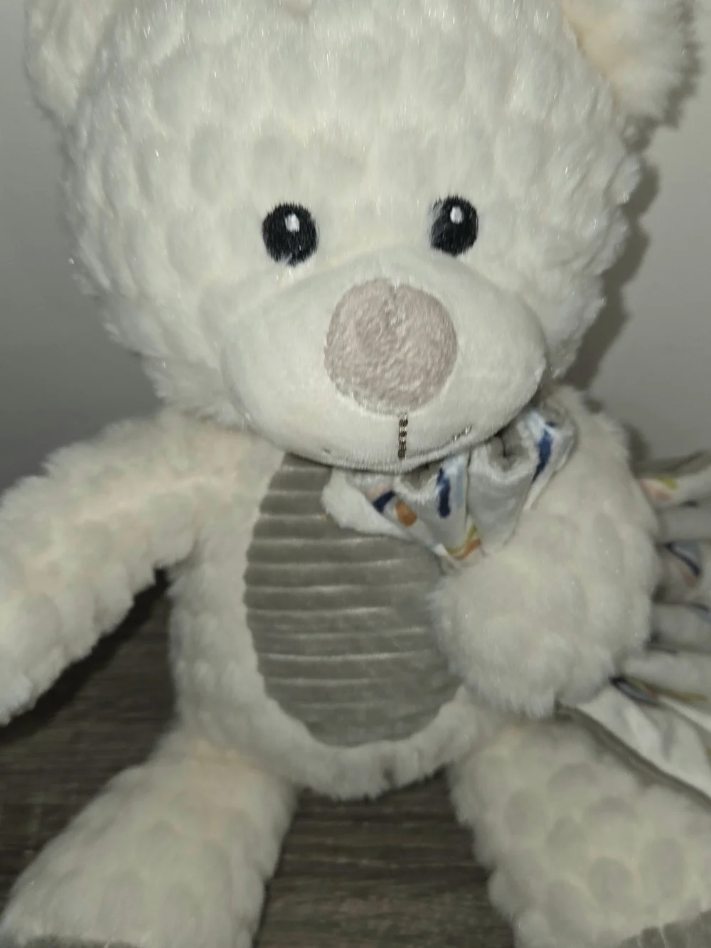 Spark Create Imagine Bear with Rattle and Blanket Lovey 12